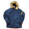 Куртка Аляска  укороченная Husky Short Denali (синяя - r.blue/orange)