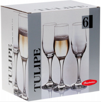 Набор бокалов для шампанского Pasabahce Tulipe  200ml  6 шт.  44160-6
