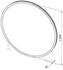 Aquanet 304264 Зеркало Оптима D 800 LED (304264)