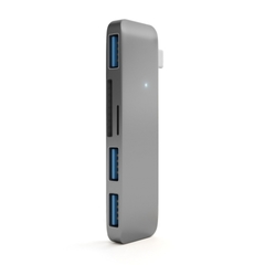 USB-хаб  Satechi USB-C USB Hub для Macbook, серый