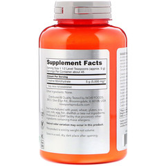 Now Foods, Питание для физической активности, моногидрат креатина, чистый порошок, 227 г (8 унций)