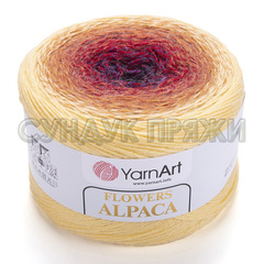 Flowers Alpaca Yarnart 418