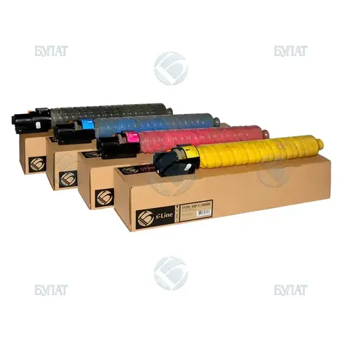 Тонер-картридж БУЛАТ s-Line MP C3000E (884947) для Ricoh Aficio MP C2000, MP C2500, MP C3000 (Жёлтый, 15000 стр.)