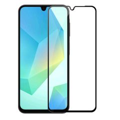 Защитное стекло для Samsung Galaxy A16 5G, тонкие черные рамками и олеофобное покрытие, G-Rhino