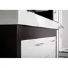 Aquanet 172680 Компл.3 - Тумба Тиана 100 б/к wenge (фасад белый) (172680)