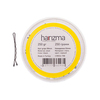 Невидимки для волос Harizma, 50 мм, волна, черные (h10534-15B)