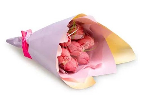 Букет шоколадных тюльпанов красные, шт