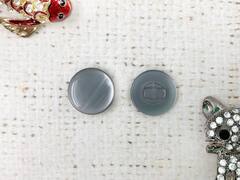 Пуговицы блузочные на ножке "карамелька", d 1,5 см, серый