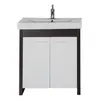 Aquanet 183654 Компл.2 - Тумба Тиана 75 с 2 дв. wenge (фасад белый) (183654)