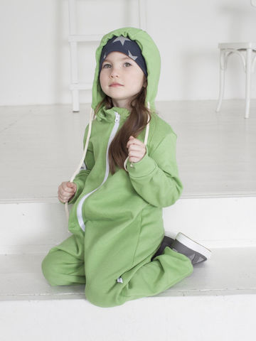 Комбинезон из футера "Фисташка"