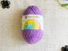 Пряжа "Детская новинка", 100% акрил, 50 гр., 200 м, №389 св.фиалка