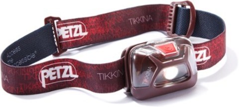 Картинка фонарь налобный Petzl tikkina Красный - 5