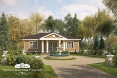 Проект одноэтажного дома "Усадьба" 100 кв.м.