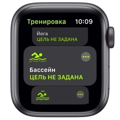 Смарт-часы Apple Watch SE 44mm Space Gray Aluminum Case with Black Sport Band (MYDT2RU/A)