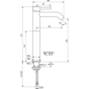 Однорукоятковый смеситель для умывальника с удлиненным корпусом Ideal Standard CERALINE BC269XG