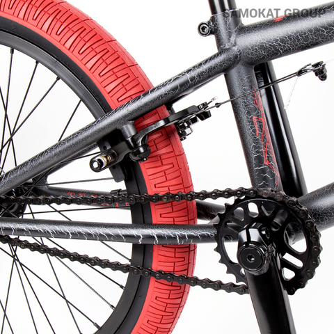Велосипед BMX Tech Team GRASSHOPPER черно-красный