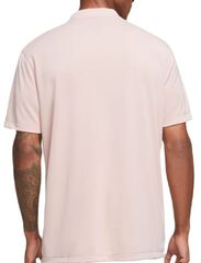 Поло теннисное Nike Court Dri-Fit Blade Solid Polo - pink oxford/white