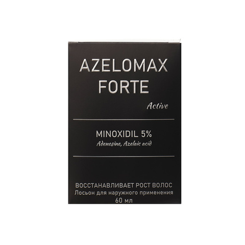 Азеломакс форте актив -Azelomax Forte active 5% миноксидил,