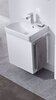 Шкафчик для раковины Geberit Smyle Square, с одной дверцей: B=49.2см, H=61.7см, T=40.6см, Белый / Высокоглянцевое покрытие