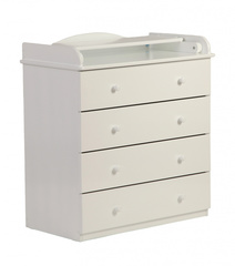 БИ 111 Комод с откидным пелен. столиком (орех темный 35)