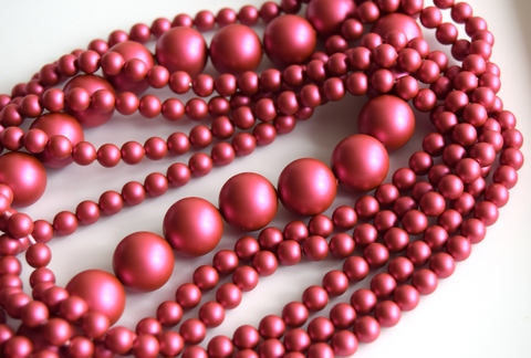 Жемчуг 10 мм Сваровски Mulberry Pink