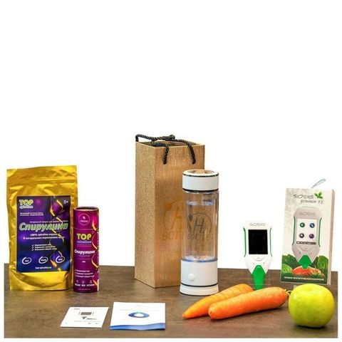 Набор «Прилив сил» (генератор водородной воды + эковизор + спирулина)