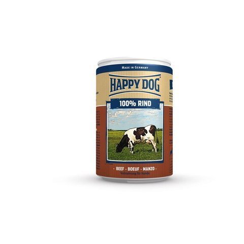 купить Happy Dog 100% RIND монобелковый влажный корм (консервы) для взрослых собак с говядиной 400 гр