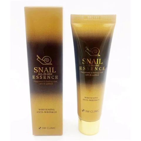 Эссенция для лица 3W Clinic Snail All In One Essence Whitening Anti Wrinkle, 60 мл