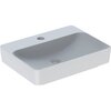 Geberit VariForm Раковина с установкой на столешницу прямоугольной формы, 60х45 см, с отв. под смеситель, без отв. перелива