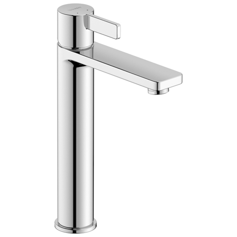 Duravit D-Neo Смеситель для раковины на 1 отв., без донного клапана, h=270мм, излив 139мм цвет: хром DE1030002010