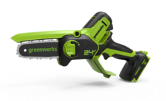 Пила аккумуляторная 24V Greenworks G24MCS10, 10см, без АКБ и ЗУ