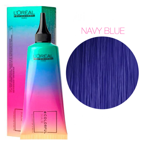 Loreal Colorful Hair Navy Blue (Глубокий индиго) - Крем с пигментом прямого действия