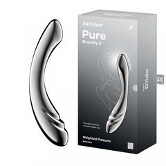 Двусторонний фаллоимитатор для стимуляции точки GSatisfyer Pure Gravity 3