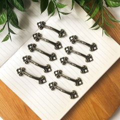 Ручка для шкатулки, цвет бронзовый, 4,8*1,3 см, набор 10 шт.