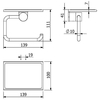 Kludi 5897153 Kludi 58 971 53 VELA R держатель бумаги белый матовый