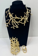 Колье объемное ВЕТКИ КОРАЛЛОВ