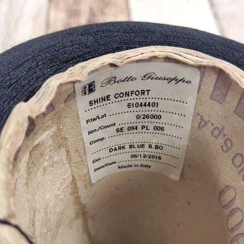 Шелк-стрейч BOTTO GIUSEPPE SHINE CONFORT 2600 темно-синий