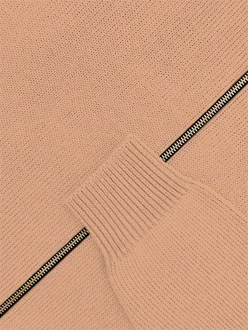 Толстовка на замке из шелка