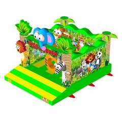 Коммерческий надувной батут «Чудо-сафари 2» 3,5*3,5*2,6 м