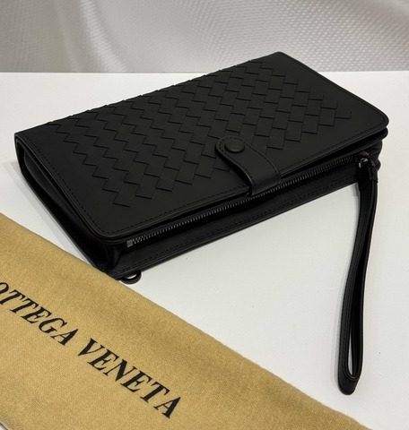 Портмоне Bottega Venetta, чёрный