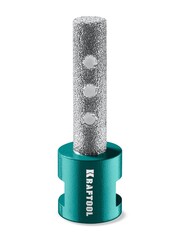 KRAFTOOL VS DIAMOND d 10 мм (М14, 50 мм), Вакуумная алмазная фреза пальчиковая (29810-10)