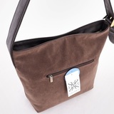 Сумка Саломея 485 эко-замша шоколад