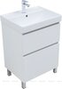 Aquanet 344121 Компл.2 - Тумба Вега 60 напольная 2 ящ. цв. белый глянец (344121)