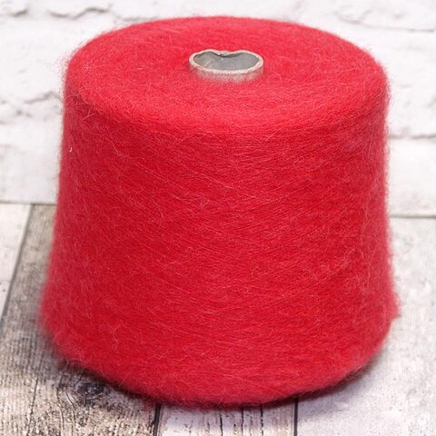 Кидмохер с бэби альпакой Lanificio del'Olivo NOIR 2300 красный