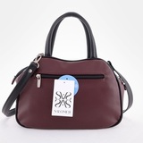 Сумка Саломея 479 наппа бордо + черный