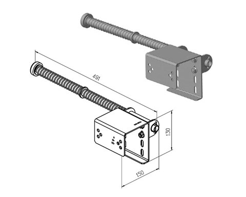 ALUTECH Демпфер, SB-485K
