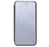 Чехол-книжка из эко-кожи Deppa Clamshell для iPhone 14 Plus (Серебро)