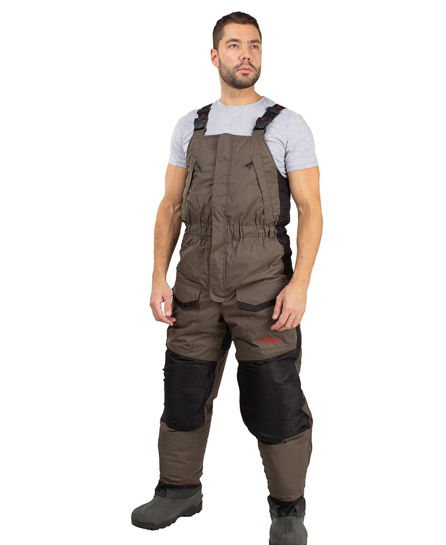 Хаки/черный, тк. Breathable (р-р: 44-46, р170). Хантсман сиберия флоатинг. Зимний костюм поплавок siberia huntsman floating. Хаки/черный, тк.