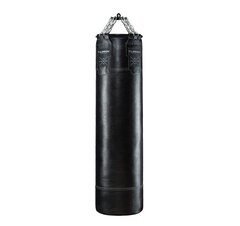 Боксёрский мешок FILIPPOV Ø40 кожа 180см/40см/78-80кг, черный