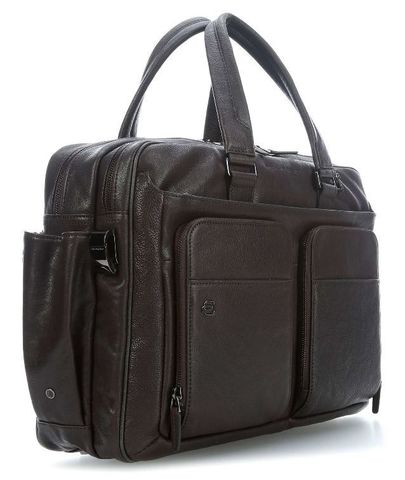 Сумка мужская Piquadro Black Square CA3950B3BM/TM, цвет: коричневый, материал: кожа натуральная